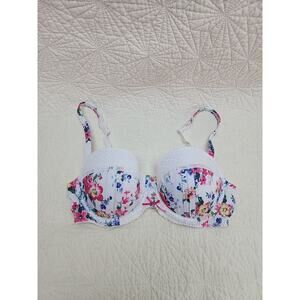 marie meili Bra US 36C Flower Print Lace Jewel